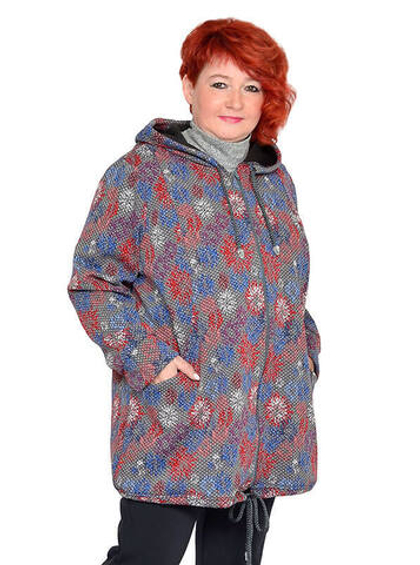 Толстовка с молнией Жаккард