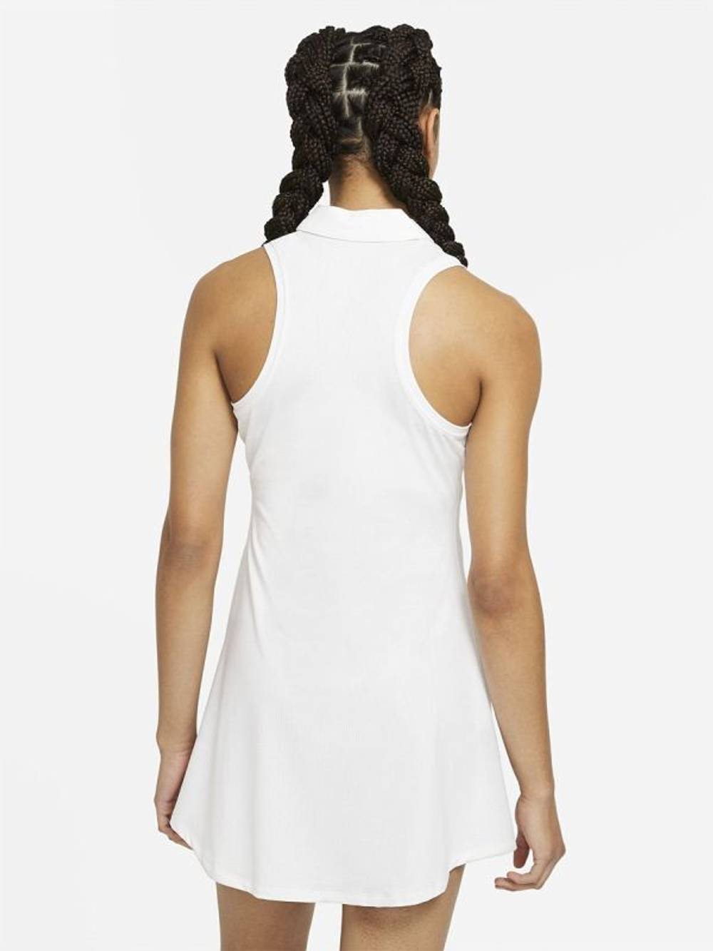 Теннисное платье Nike Court Victory Polo Dress Performance W - white/black