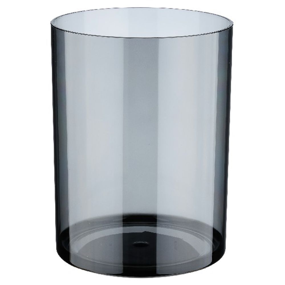 Вазон "Round shadow" (пластик) D15xH20см (Серый)