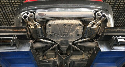 Выхлопная система с заслонками для Mercedes-Benz R172 SLK200 1.8T