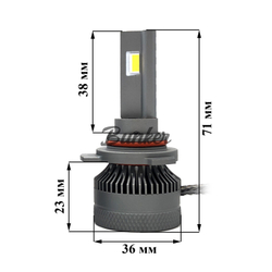Светодиодные автомобильные LED лампы TaKiMi Progressive V2  HIR2 (9012) 6000K 12/24V