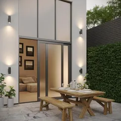 370988 STREET NT25 000 черный Светильник ландшафтный IP65 GU10 2*50W 100-240V LANDSCAPE