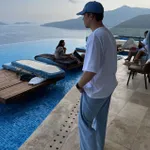 Брюки Смерч #4 Вельветовые Голубые