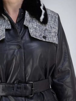 Плащ трансформер комбинированный осенний