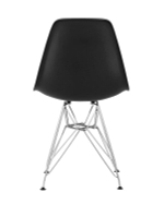 Стул Tuscany в стиле Eames черный/хром