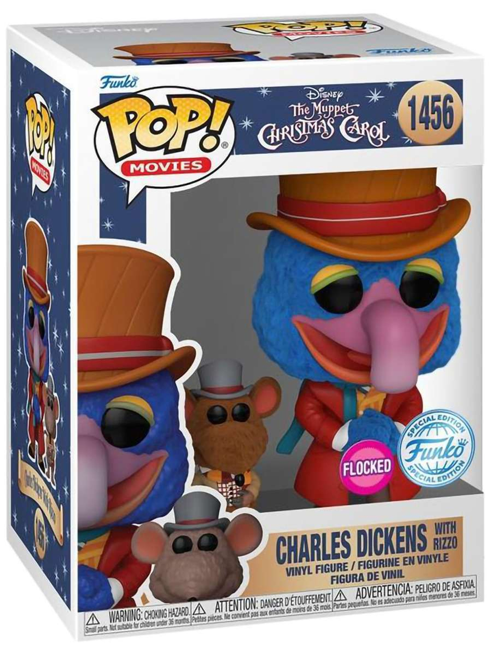 Фигурка Funko POP! Movies Disney Muppets Christmas Carol Charles Dicken w/Rizzo(FL)(Exc)(1456) 74410