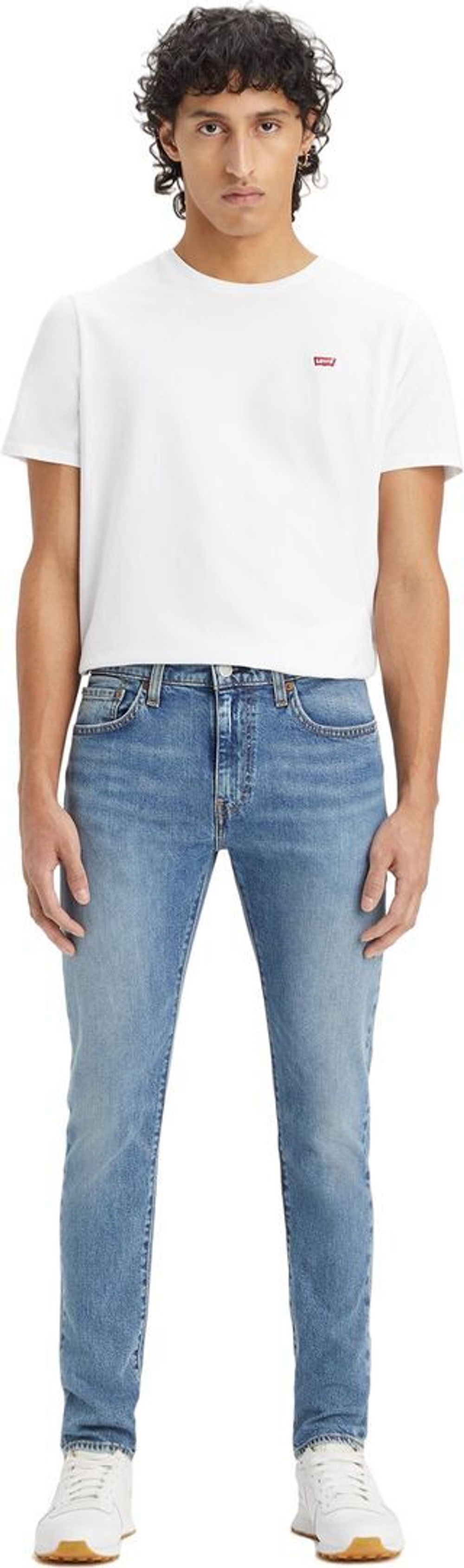 Джинсы LEVIS 510 SKINNY MED INDIGO - WORN I синий