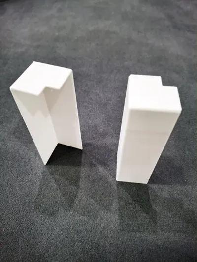Угол наружный для плинтуса 70*12 мм (белый - 2 шт.)