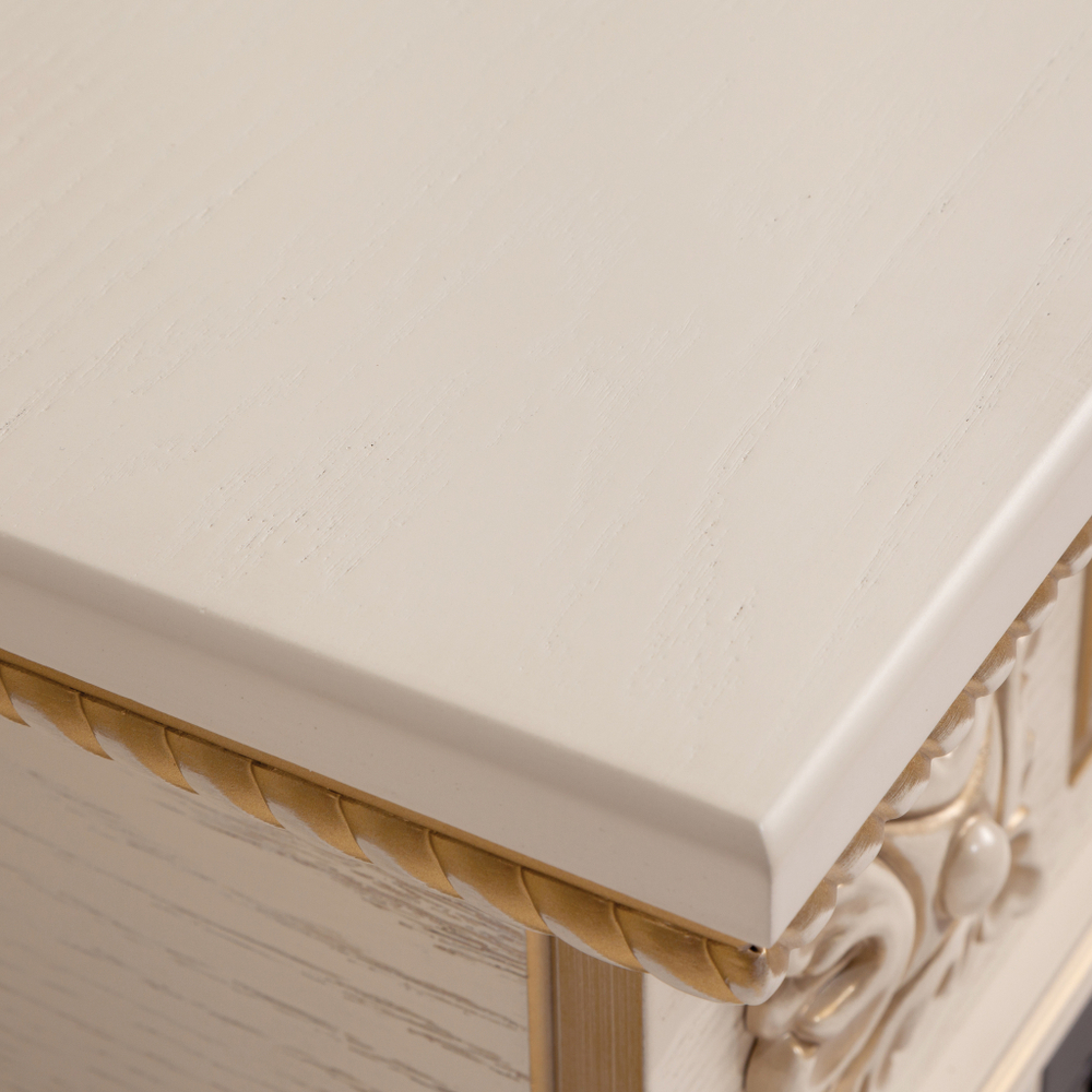 Каминокомплект Real Flame Siena 42/BV WT с очагом Beverly 1000 (без обогрева)