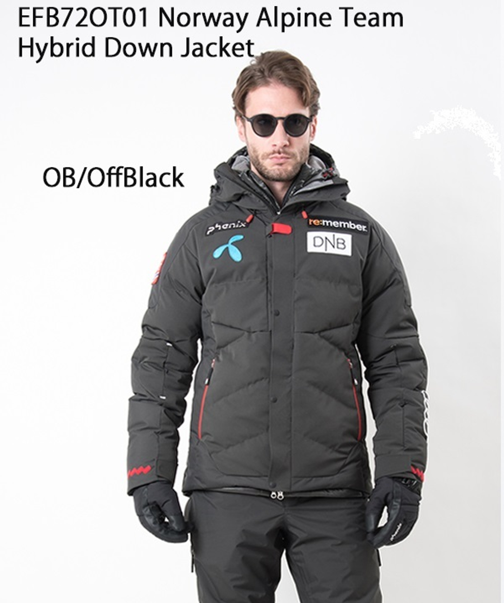 PHENIX куртка пуховая горнолыжная TEAM NOR EFB72OT01 Куртка Norway Alpine Team Hybrid Down Jacket OB