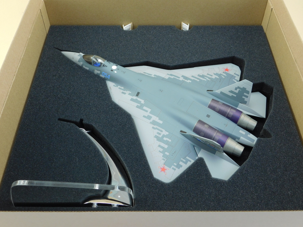 Модель самолета Су-57 (М1:48, 054, Пиксели)