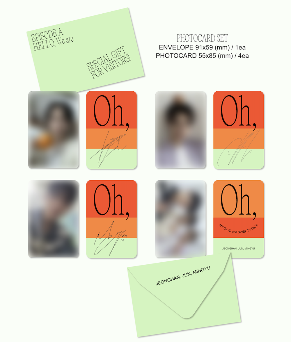 Фотобук SEVENTEEN (JEONGHAN & JUN & MINGYU) - [SEVENTEEN Episode : Oh, My Days and Sweet Voice A]