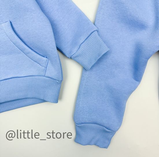 Комплект из футера с начесом "Bright" Небо