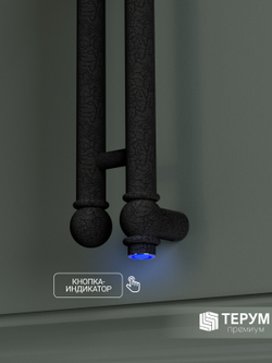 Полотенцесушитель Vintage 2 120Х10 Черная кожа