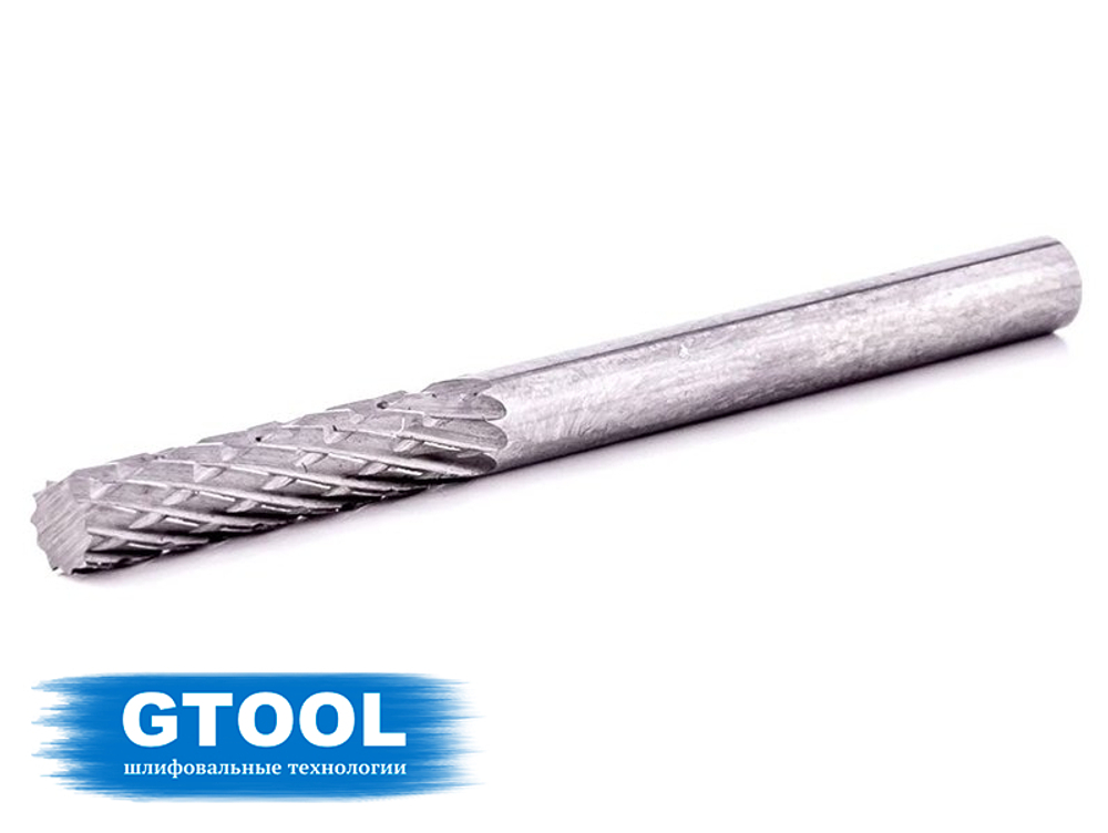 Борфреза GTOOL форма А цилиндр с гладким концом, диаметр головки 3мм