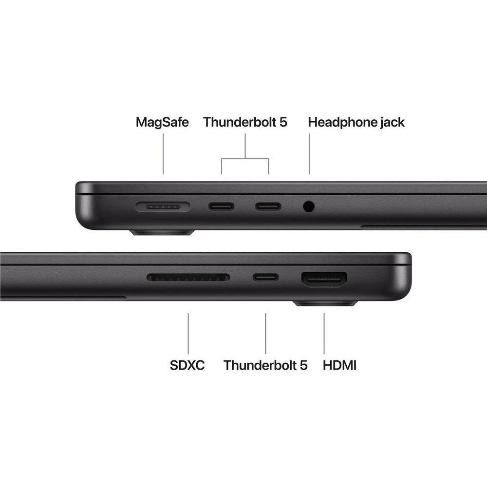 Ноутбук Apple MacBook Pro 16-inch 2026 16" Liquid Retina XDR M5 Pro 18C CPU 20C GPU/48GB/1TB SSD Space Black (MGEC4LL/A)