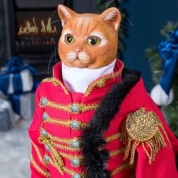 Кукла коллекционная Кот Гусар Ламберт