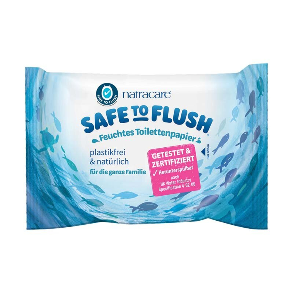 Влажная туалетная бумага Natracare (30 листов)