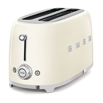Тостер на 4 ломтика Smeg TSF02CREU , бежевый