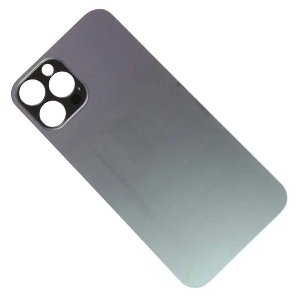 Задняя крышка для Apple iPhone 12 Pro Max Серый (стекло, широкий вырез под камеру)
