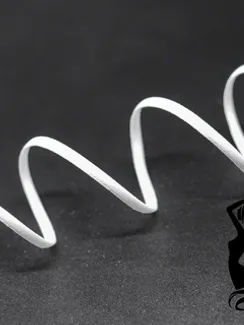 001 Бретель 3 мм Греция, белый 001