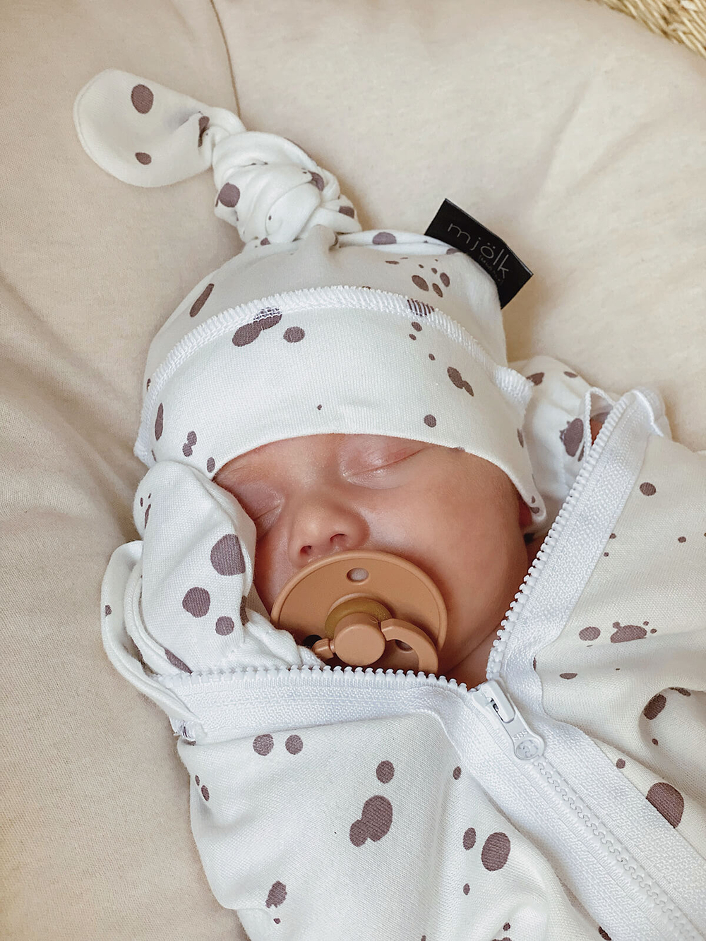 Пелёнка-кокон Mjölk Кляксы