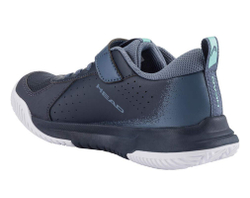 Детские теннисные кроссовки Head Sprint Strap 4.0 - blueberry/teal