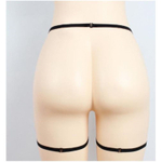 Эластичный пояс с гартерами (Размер: S-M) (Цвет: черный)