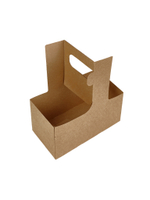 Упаковка ECO CUP HOLDER, 160х80х80, Крафт