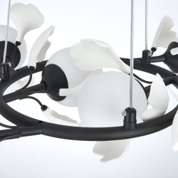 799067 Люстра CERAMO BW 6х6W(led) G9 ЧЕРНЫЙ/БЕЛЫЙ