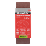 Лента абразивная бесконечная, P 80, 75 х 457 мм, 3 шт Matrix 74277