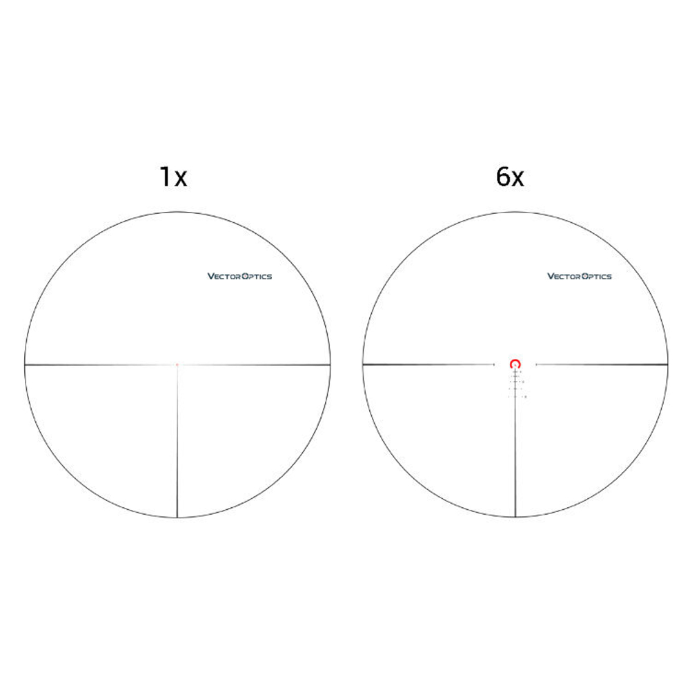 Оптический прицел Vector Optics Continental 1-6x28 FFP Tactical, 34 мм