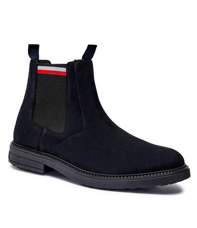 Кожаные челси CHELSEA Tommy Hilfiger - черный(FM0FM05191)