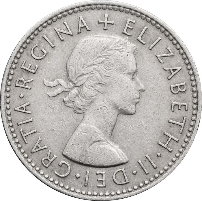 1 шиллинг 1954 Великобритания (Английский герб) XF