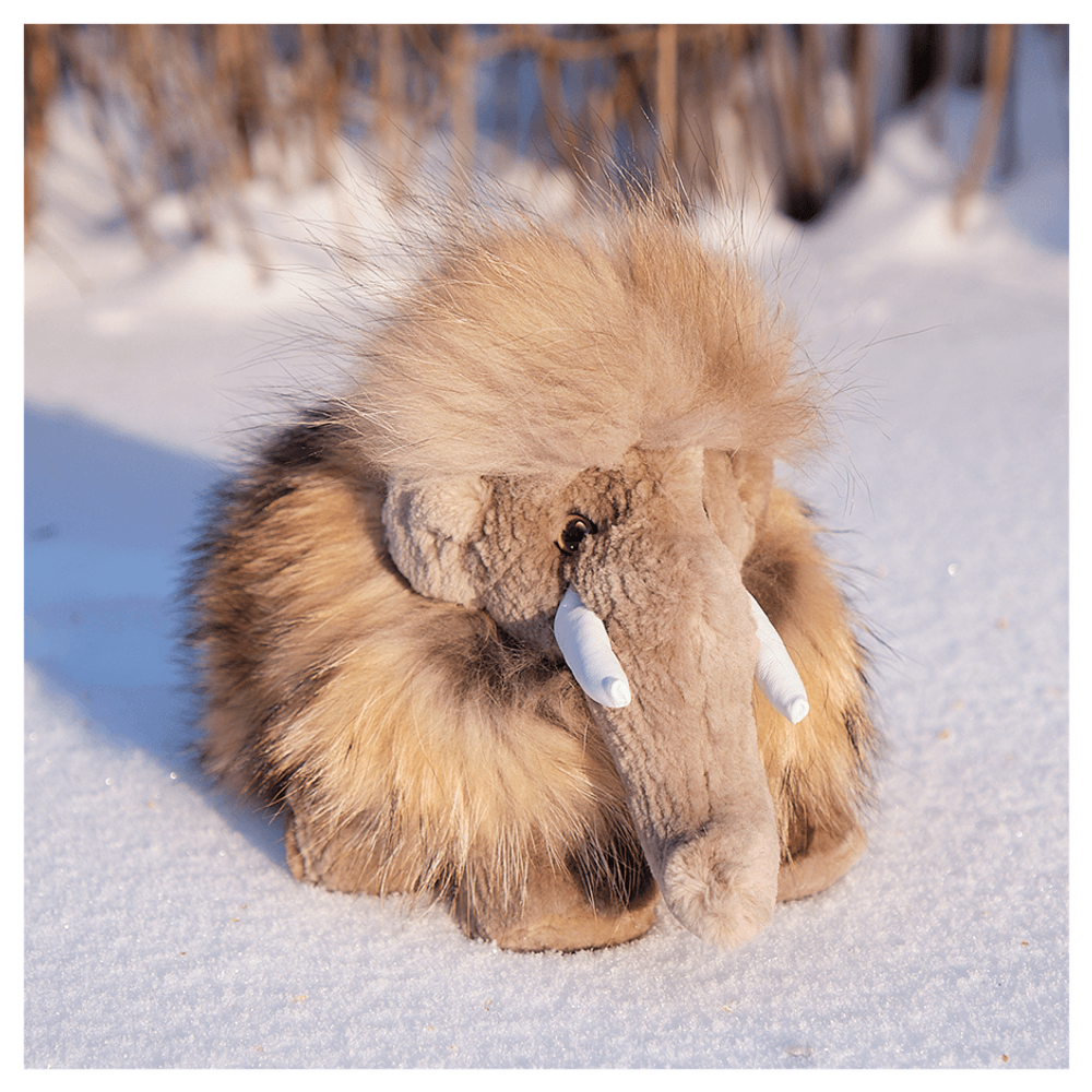 Мягкая игрушка из меха «Мамонтенок»