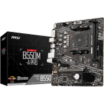Материнская плата MSI B550M-A PRO (AM4/AMD B550/2xDDR4/PCI-Ex16/M.2/SB7.1/GLAN/HDMI/DVI/mATX)