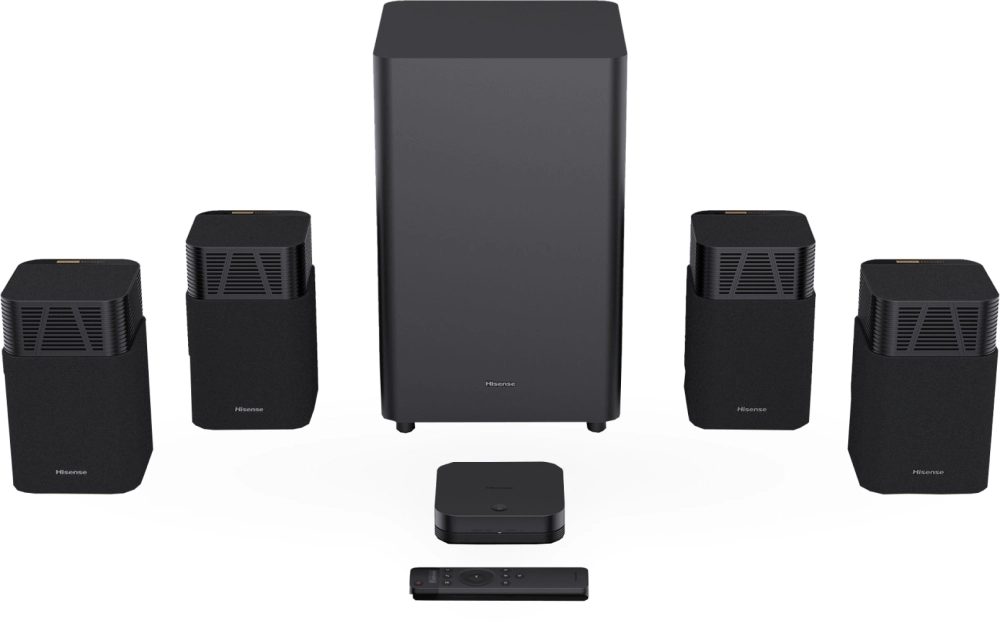 Саундбар Hisense HT SATURN 4.1.2 480Вт+240Вт черный