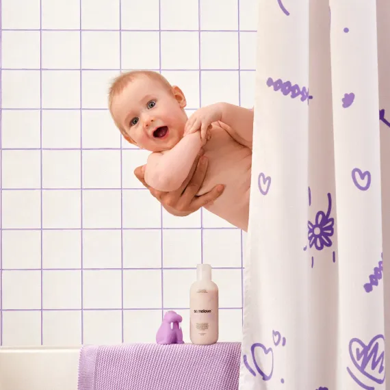 Гель-шампунь для мытья тела и волос новорожденного Somelove с ароматом лаванды и ванили