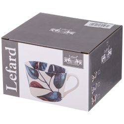 КРУЖКА LEFARD "ЛИСТЬЯ" 500МЛ (КОР=24ШТ.) 15,5*12*8,5СМ