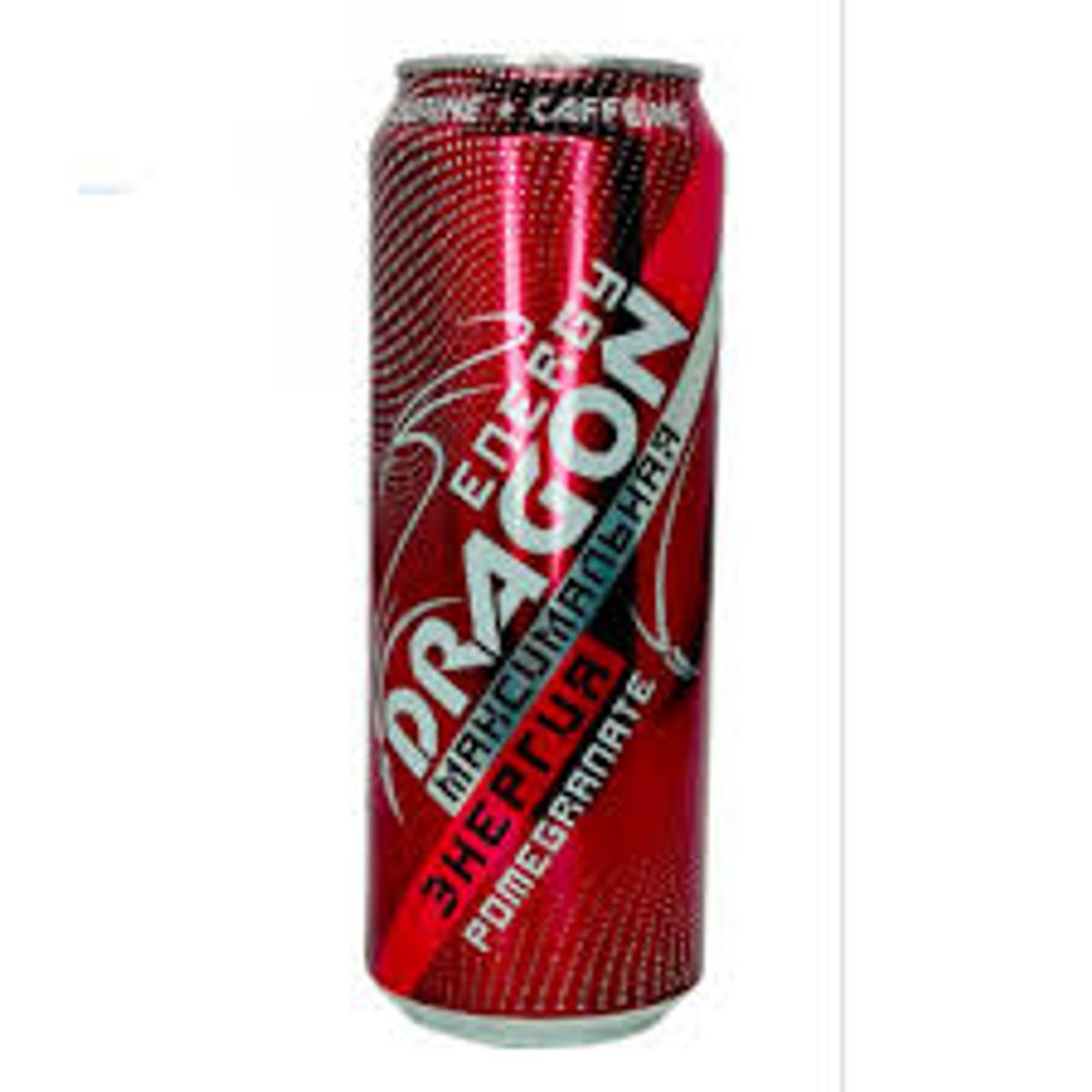 Энергетический напиток "Драгон" 0,45л красный