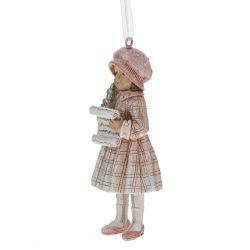 GAEM Фигурка декоративная подвесная "Девочка", L5,5 W4,5 H11 см, 2в.