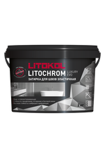 LITOKOL Затирка ЛИТОХРОМ ЛАКШЕРИ ЭВО/LITOCHROM LUXURY EVO 315 св. коричневый 2 кг
