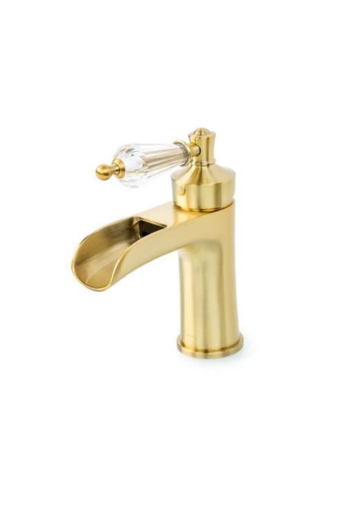 Boheme Смеситель для раковины Vogue бронза с прозрачным Swarovski