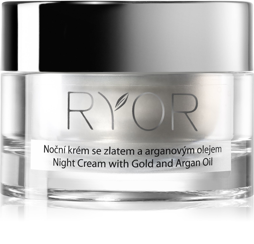 RYOR Argan Care with Gold - ночной крем с золотом и аргановым маслом /   50  ml  / GTIN 8594007970388