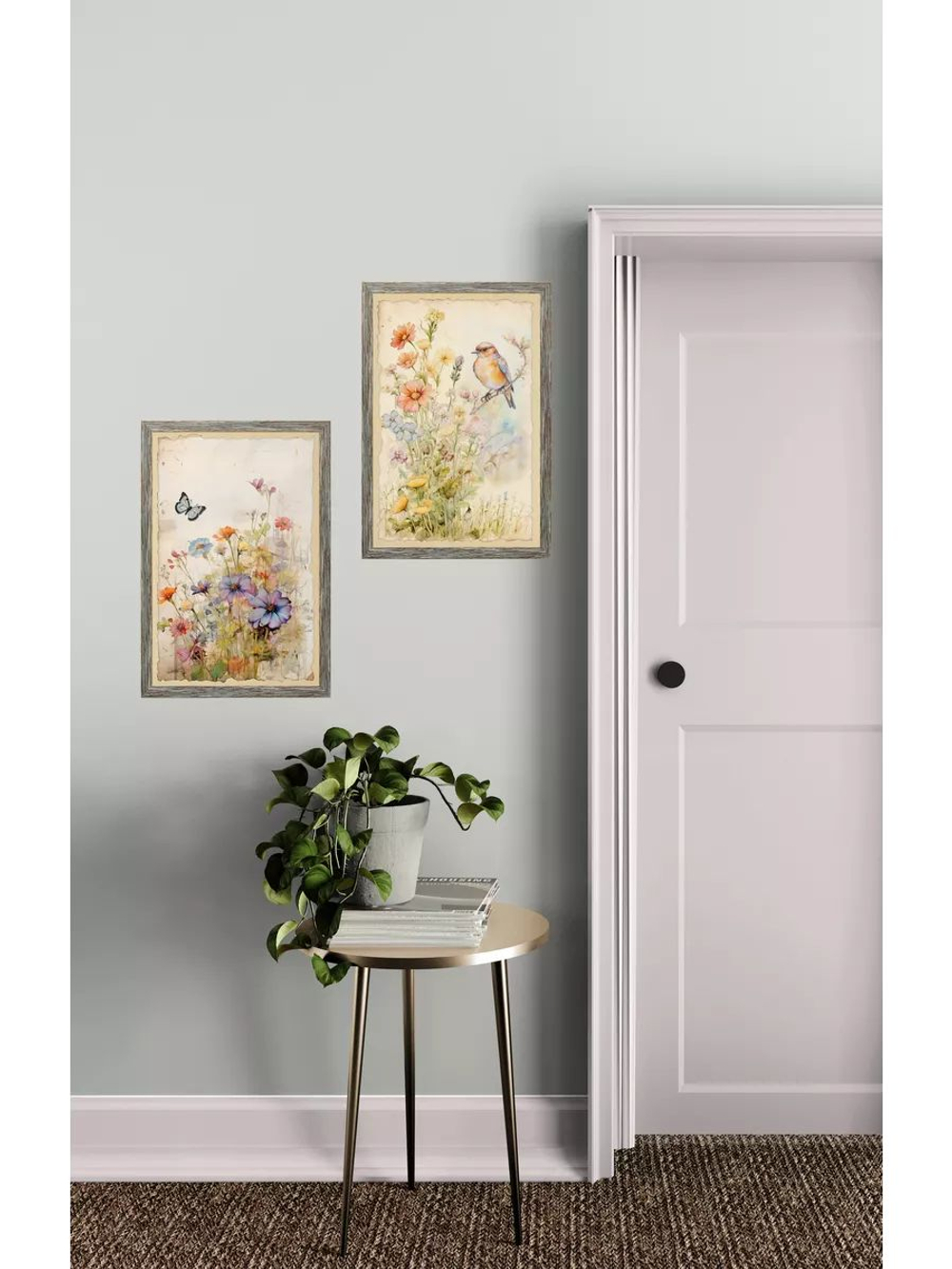 Картина на стену для интерьера на холсте в раме 33*48 см