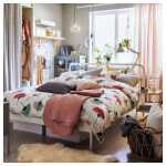 Каркас кровати - IKEA NESTTUN, 200х140 см, белый, НЕСТТУН ИКЕА