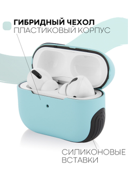 Чехол КАРТОФАН для Apple AirPods Pro (арт. AIRPRO-TPU-PC-MATT-SKY)