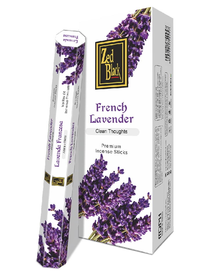 Zed Black Spanish Series French Lavender шестигранник Благовоние Французская Лаванда