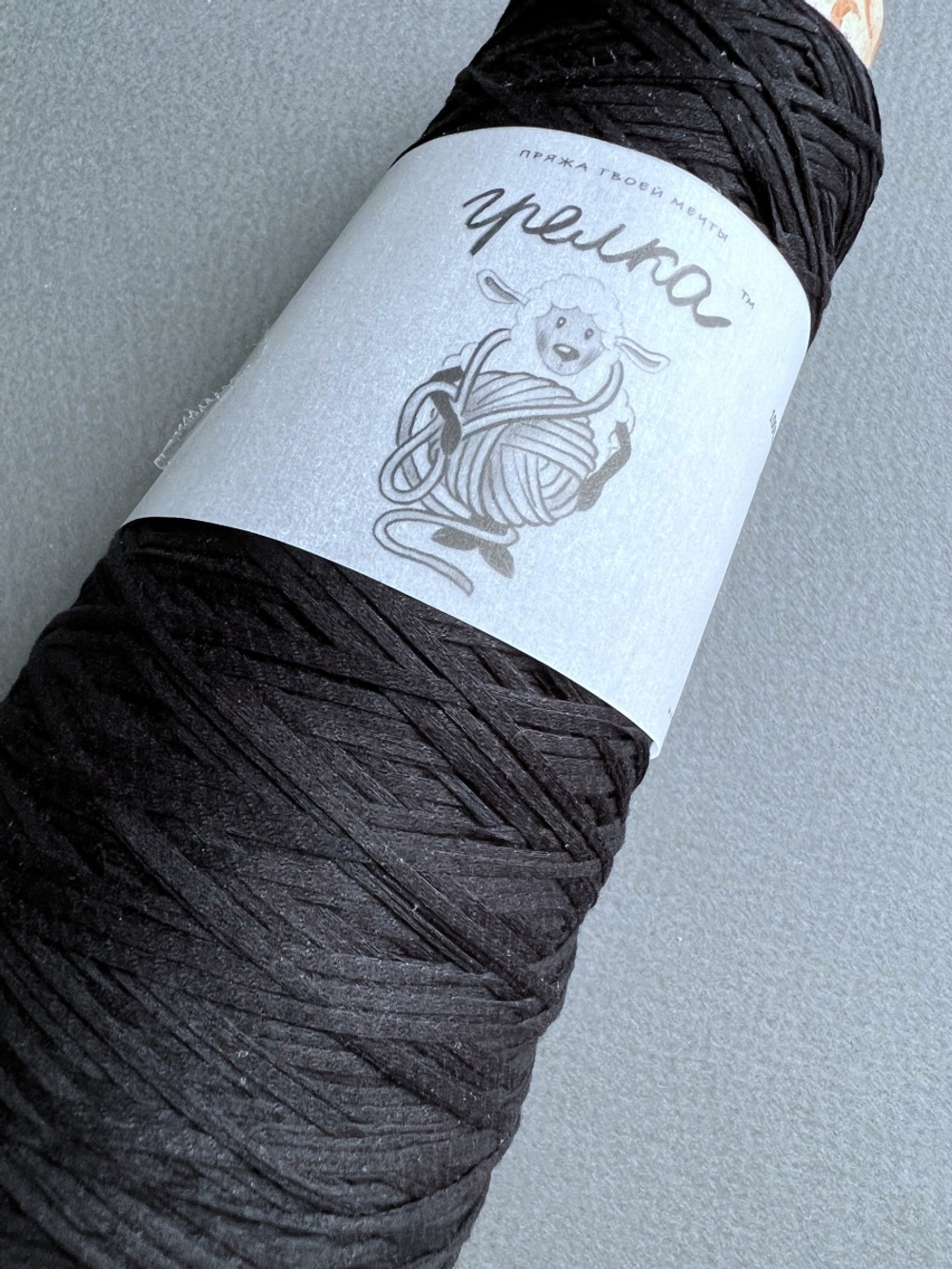 Пряжа ленточка плоская хлопковая