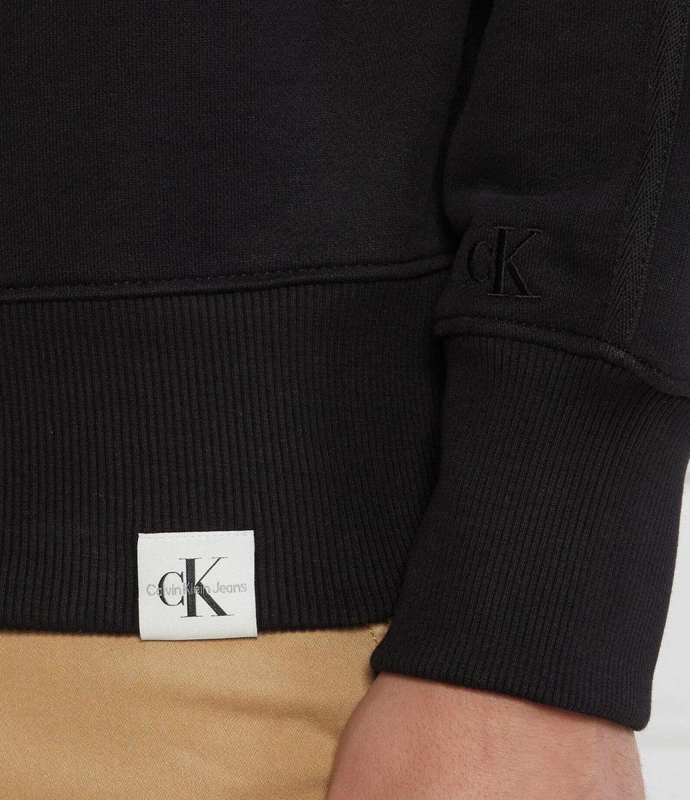 Худи WOVEN TAB CALVIN KLEIN JEANS - черный(J30J324531)